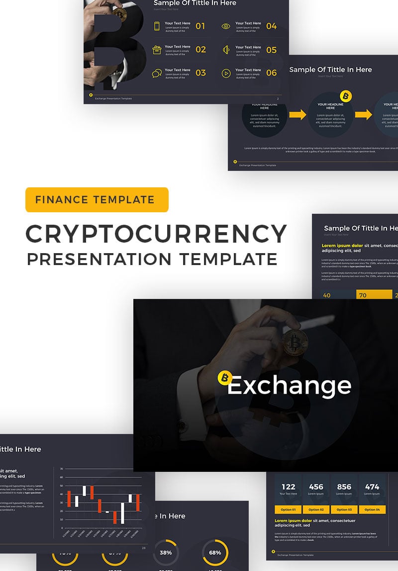 Cryptocurrency - Exchange Presentation PowerPoint Template #68583