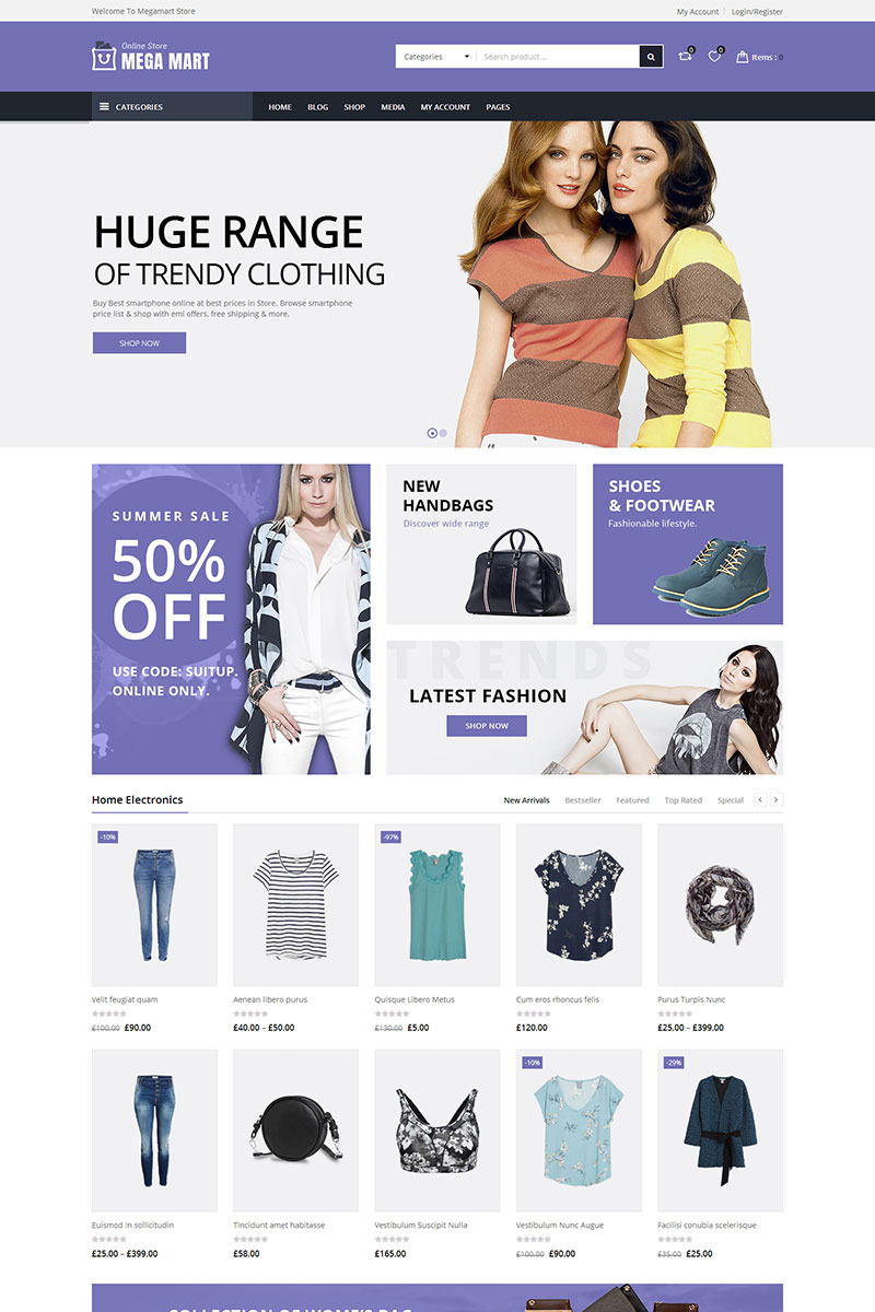 Megamart - Multi-Purpose Responsive WooCommerce Theme - screenshot