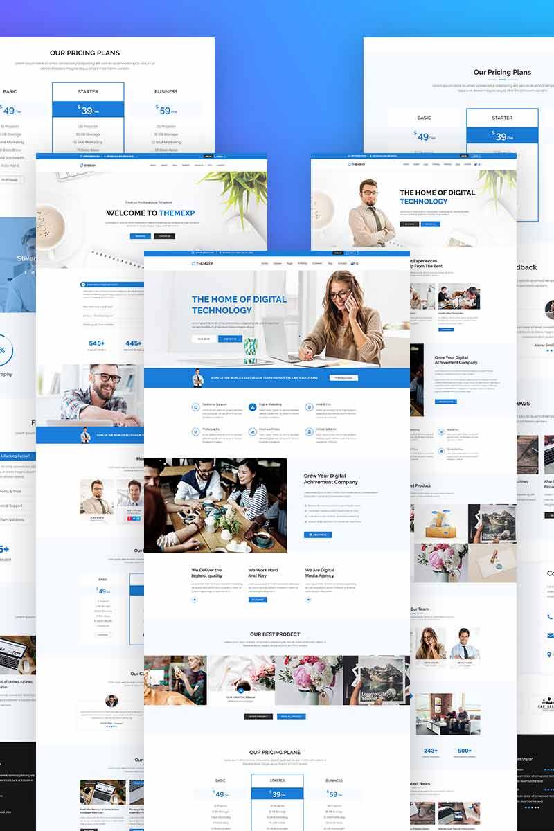 "Themexp - Responsive" Responsive WordPress thema №68512