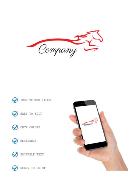 Kit Graphique #68600 Mustang Wild Web Design - Logo template Preview