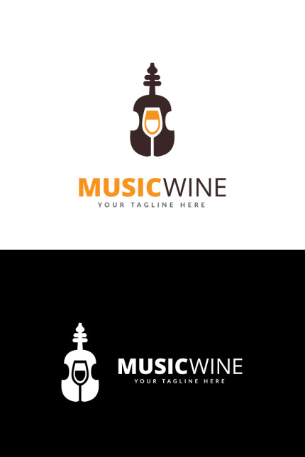 Template #68611 Wine Logo Webdesign Template - Logo template Preview