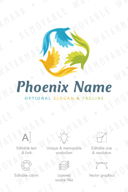 Template #68622 Movement Triad Webdesign Template - Logo template Preview