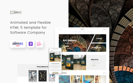 Art Gallery Multipage HTML5 Website Template
