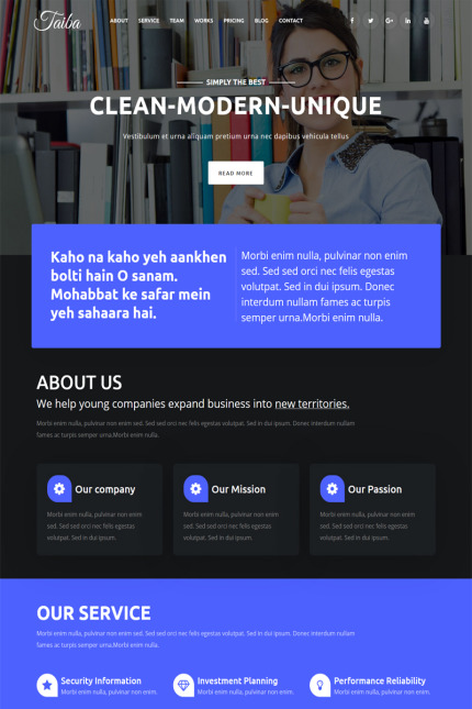 Template #68667 Bootstrap Business Webdesign Template - Logo template Preview