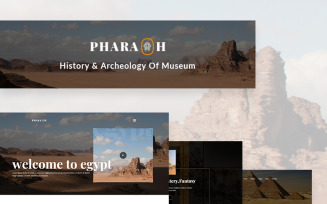 Pharaoh – Museum And Exhibition Website Template