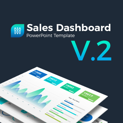 Sales Dashboard Presentation PowerPoint Template