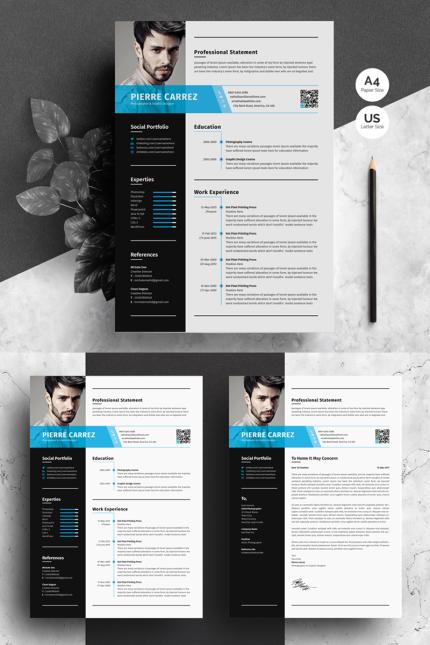 Template #68717 Cv Template Webdesign Template - Logo template Preview