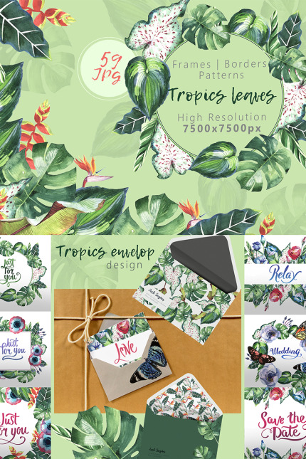 Template #68740 Tropic Illustration Webdesign Template - Logo template Preview