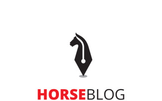 Horse News Logo Template