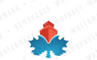 Maple Leaf Cruise Logo Template