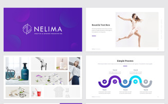 NELIMA - Modern & Minimal Presentation PowerPoint template