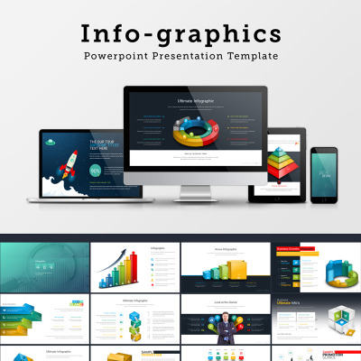 Plantilla PowerPoint para Sitio de Agencias de publicidad #68719