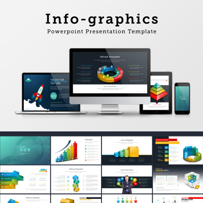 Plantilla PowerPoint para Sitio de Gráficos #68719