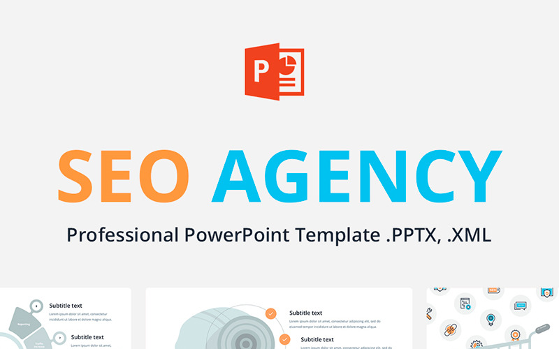 SEO Agency PowerPoint template PowerPoint Template