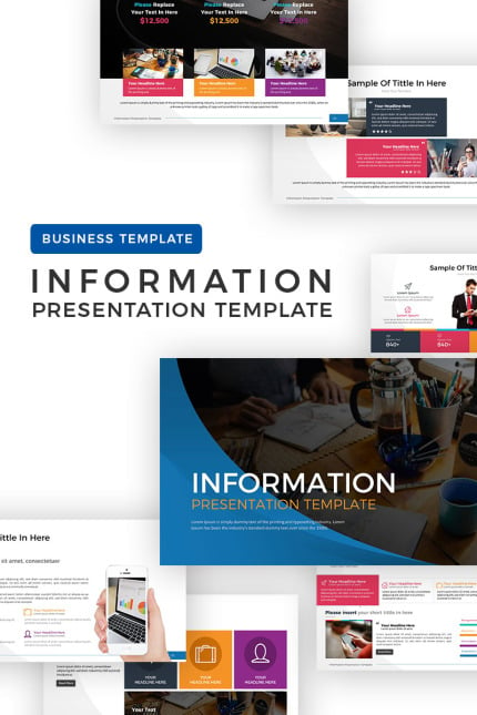 Template #68872 Business Ppt Webdesign Template - Logo template Preview