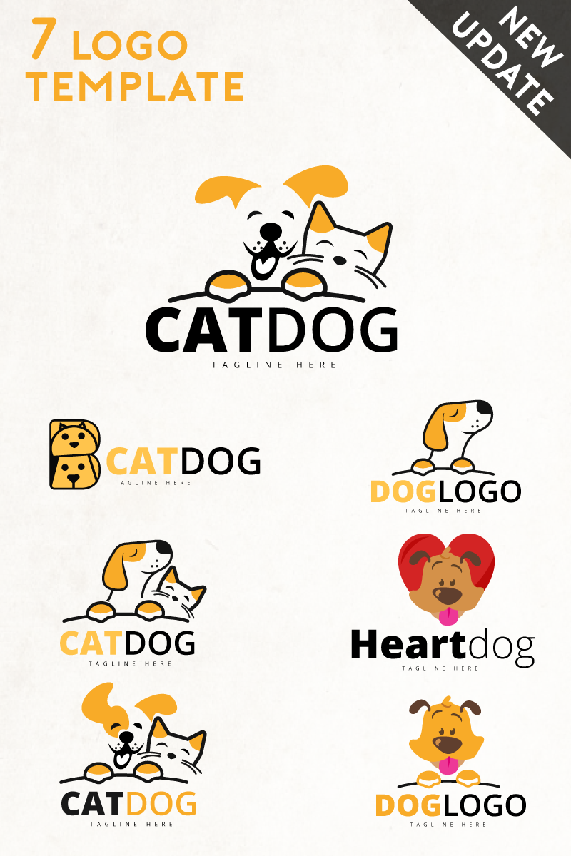 Animal Dog And Cat - Logo Template #68801