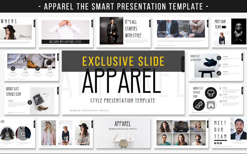 APPAREL - PowerPoint template PowerPoint Template