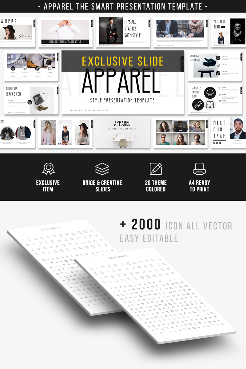 APPAREL - PowerPointmall #68862 - skärmbild