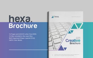 Hexa Brochure - Corporate Identity Template
