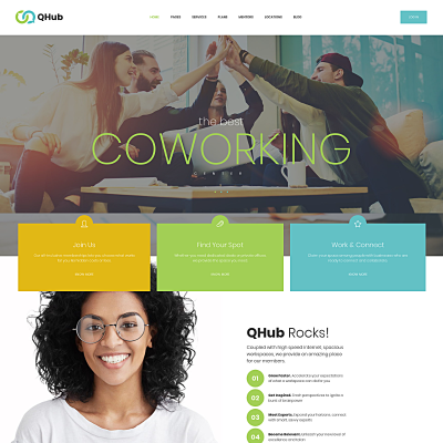 Tema de WordPress para Sitio de Oficinas #68818