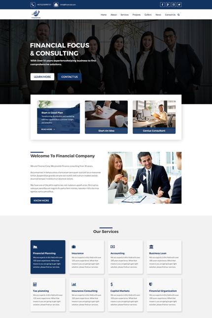 Template #69059 Attorney Corporate-accountant Webdesign Template - Logo template Preview