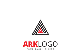Ark A Letter Logo Template