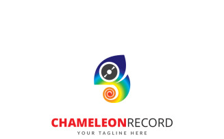 Chameleon Record Logo Template