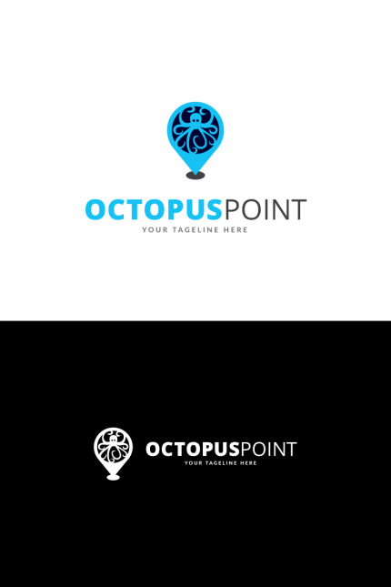 Template #69145 Point Octopus Webdesign Template - Logo template Preview