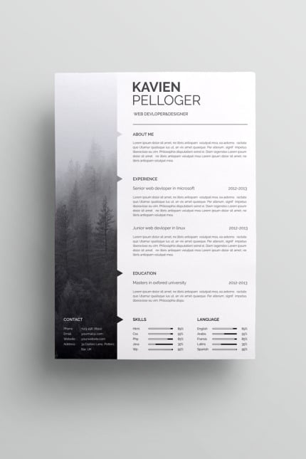 Template #69172 Cover Letter Webdesign Template - Logo template Preview