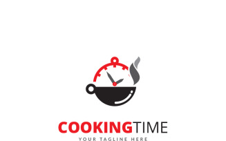Cooking Time Logo Template