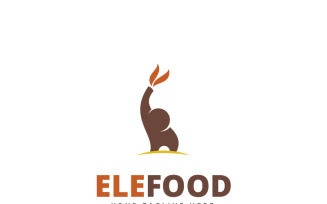 Elephant Food Logo Logo Template