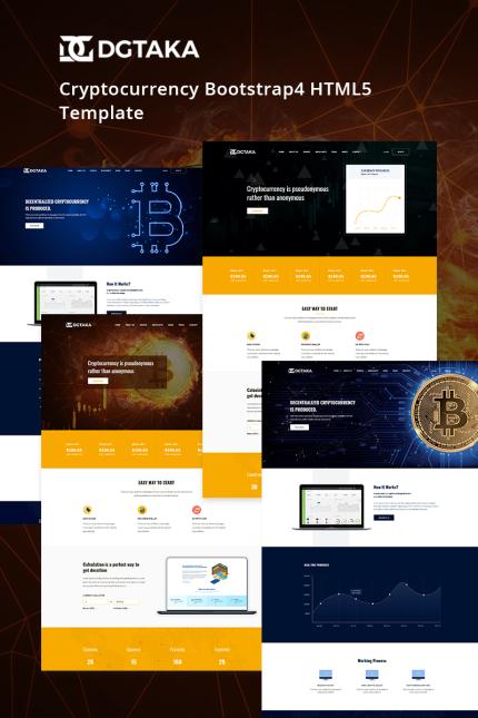 Kit Graphique #69202 Exchange Cryptocurrency Web Design - Logo template Preview