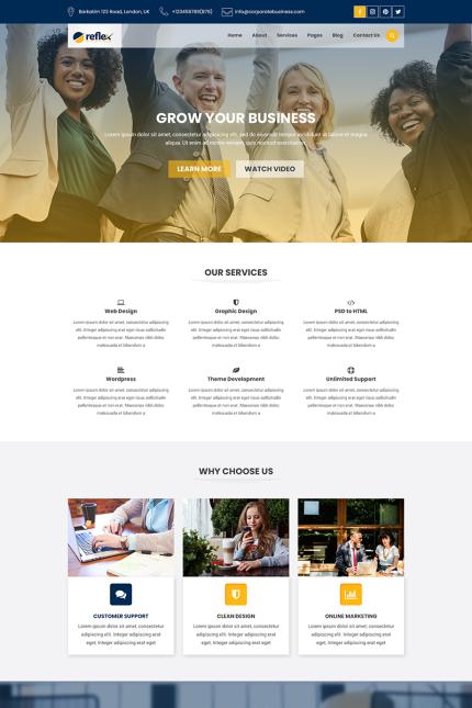 Template #69209 Business Clean Webdesign Template - Logo template Preview