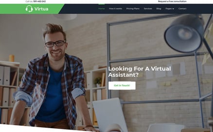 Virtua - Virtual Assistant WordPress Theme