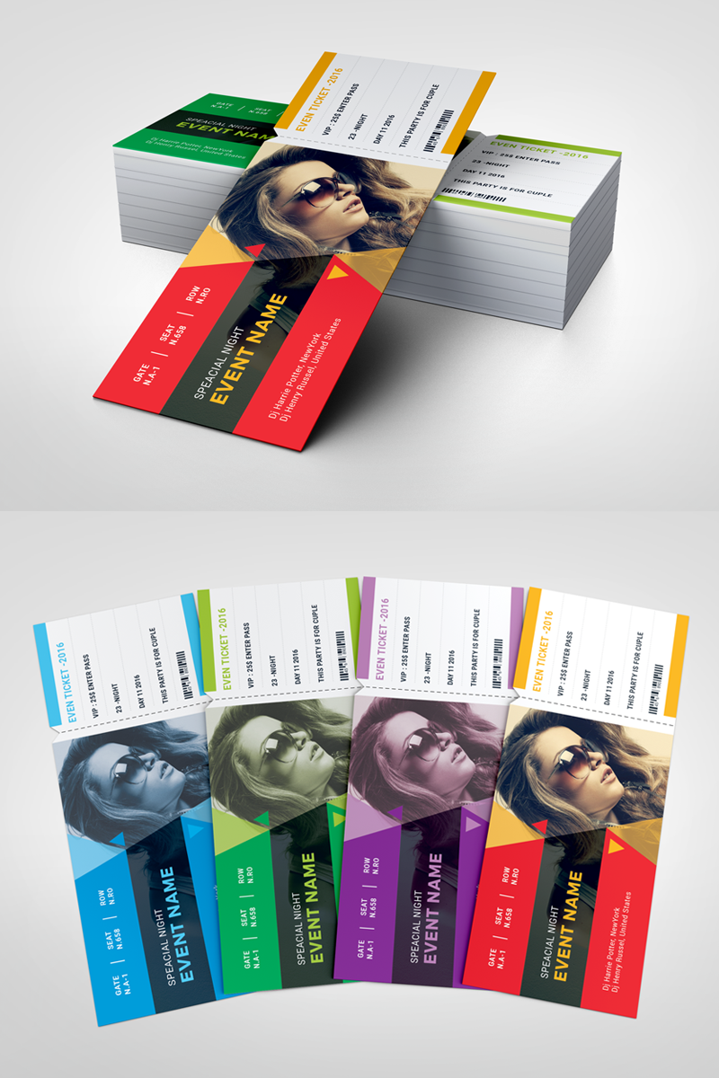 Special Night _ Event Ticket - Corporate Identity Template