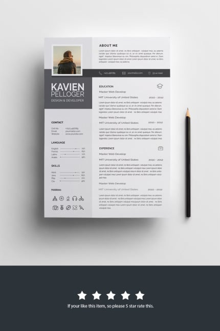 Template #69250 Cover Letter Webdesign Template - Logo template Preview