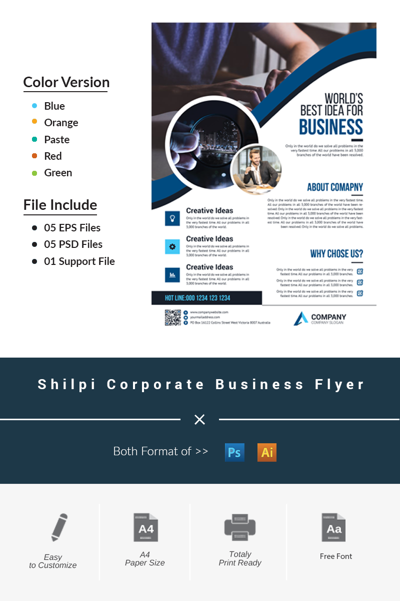 Shilpi Corporate Business Flyer - Corporate Identity Template