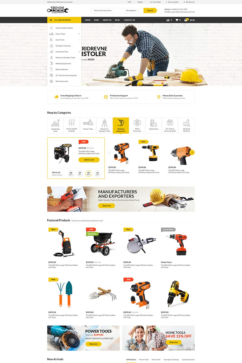 Responsivt Tools WooCommerce-tema #69203