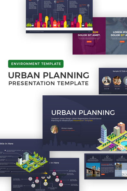 Template #69311 Planning Powerpoint Webdesign Template - Logo template Preview