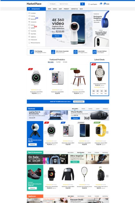 Template #69370 Electronic Market Webdesign Template - Logo template Preview
