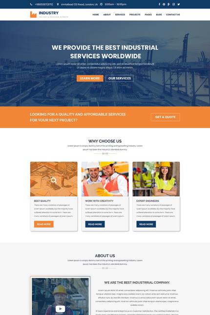Template #69384 Architecture Builder Webdesign Template - Logo template Preview