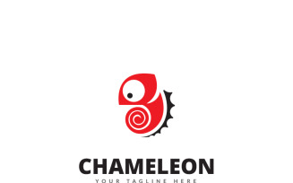 Chameleon Brand Logo Template