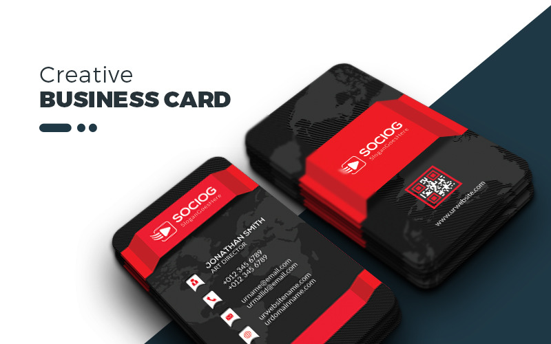 Clean Modern Creative Business Card - Corporate Identity Template