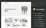 Decorats - Responsive Responsive Tema OpenCart Screenshot piccolo Tema OpenCart Responsive #69312 "Decorats - Responsive"
