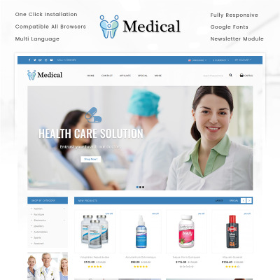 Templates para Sites de Medicina Assistência Medica