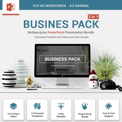 PowerPoint Vorlage namens Business Pack #69412