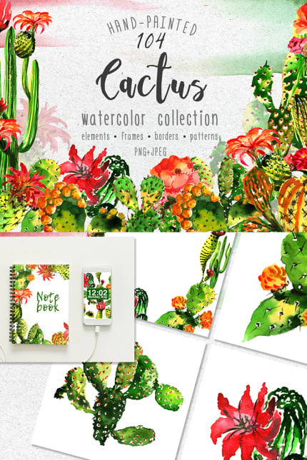 Template #69449 Illustration Cactus Webdesign Template - Logo template Preview