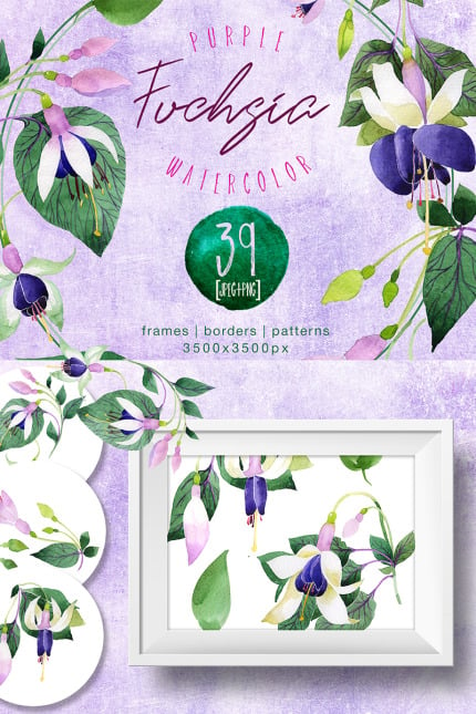 Template #69452 Illustration Purple Webdesign Template - Logo template Preview