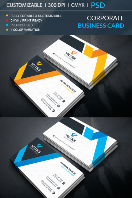 Template #69480 Card Creative Webdesign Template - Logo template Preview