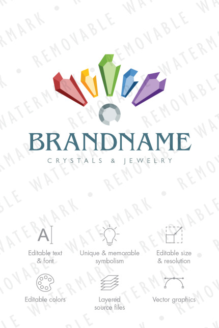 Template #69497 Rainbow Luxury Webdesign Template - Logo template Preview